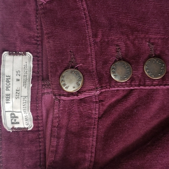 Free People Reagan Corduroy Skinny Jeans - Picture 6 of 8
